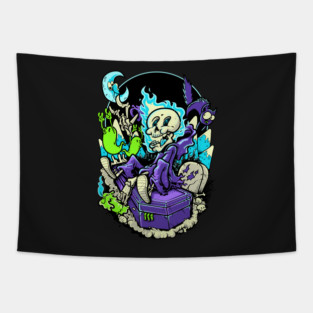 Coffin Rider Tapestry