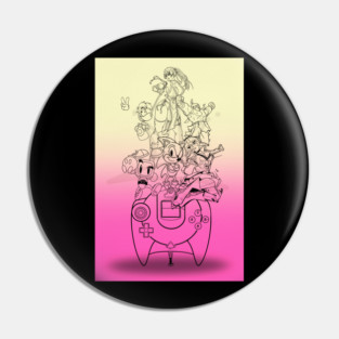 Dreamcast Gamer Pin