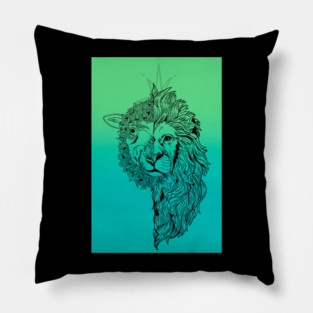 Lion & Lamb Pillow