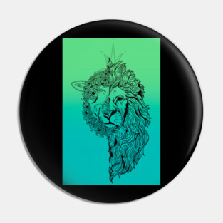 Lion & Lamb Pin