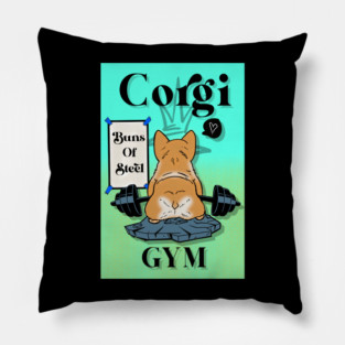 Corgi Bums of steel Pillow