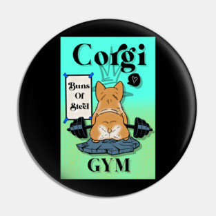 Corgi Bums of steel Pin