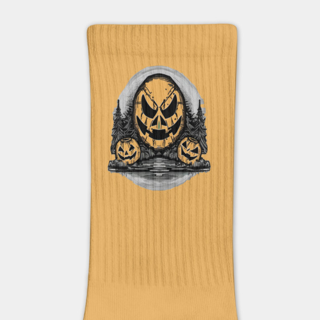 Three Halloween Pumpkin Skeletons by BirdsnStuff