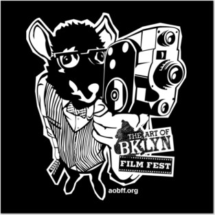 Retro Art of Brooklyn Film Festival Mascot Posters and Art