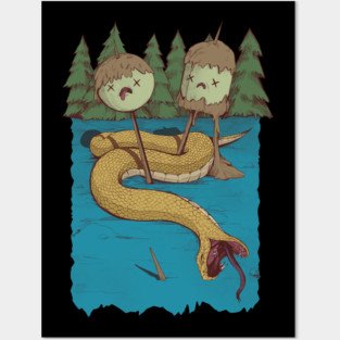 Rock shirt(with face) Posters and Art