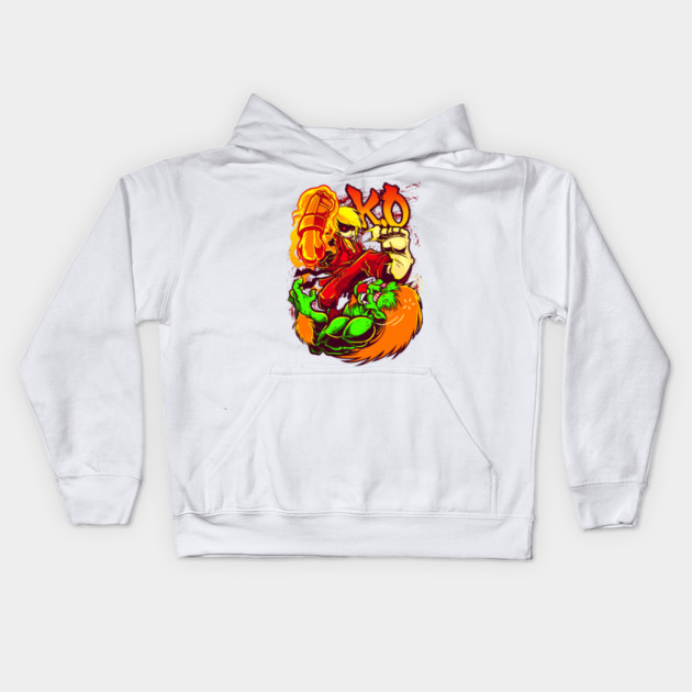 Street Fighter Kids Hoodie by Kensuke