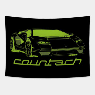 Lamborghini countach Tapestry