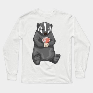 Badger Poker Poker cards Long Sleeve T-Shirt