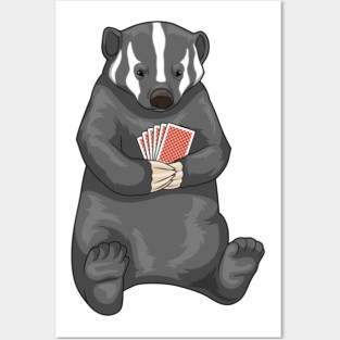Badger Poker Poker cards Posters and Art