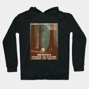 Vintage Sequoia National Park Poster (new) Hoodie