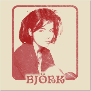 bjork vintage style Posters and Art