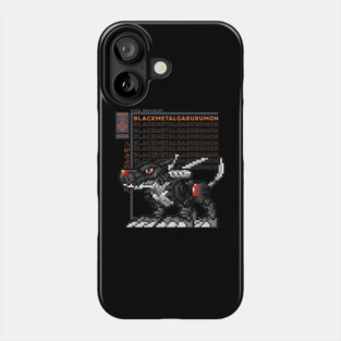 digimon vb blackmetalgarurumon Phone Case