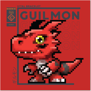 digimon vb guilmon Posters and Art