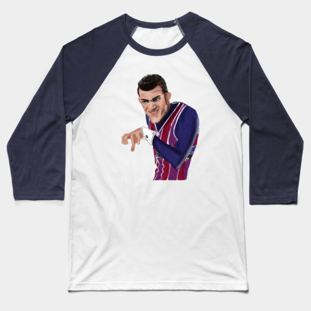 Lazy Town: Robbie Rotten Baseball T-Shirt by 51Deesigns