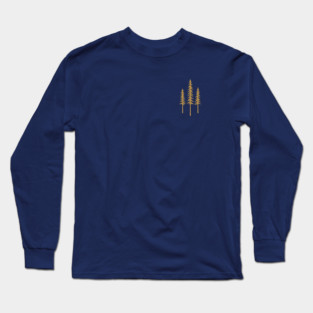 3 Trees - Golden Version Long Sleeve T-Shirt
