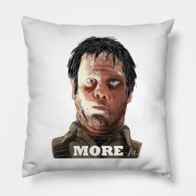 Men in Black: Edgar wants "MORE" Pillow by 51Deesigns