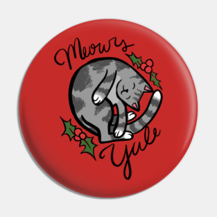 Yule Cat Pin