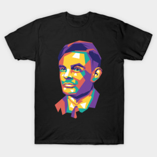 ALAN TURING watercolor portrait T-Shirt