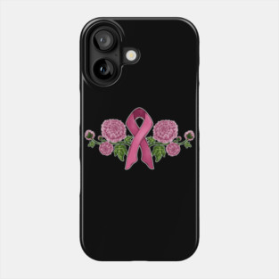 Breast Cancer Support - Black Phone Case