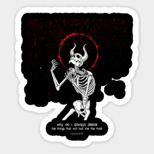 Maybe I'm The Demon. Sticker