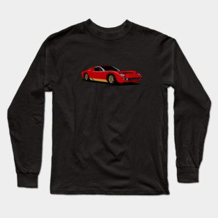 Red Miura Long Sleeve T-Shirt