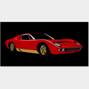 Red Miura Posters and Art