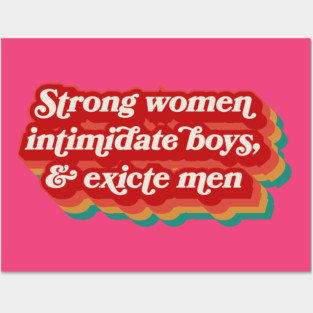 Strong Women Posters and Art