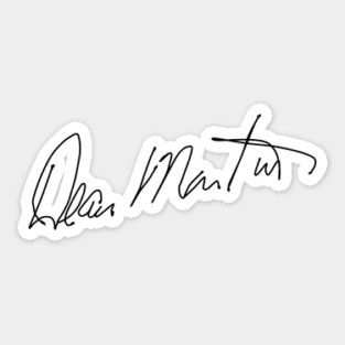 Dean Martin Signature Sticker