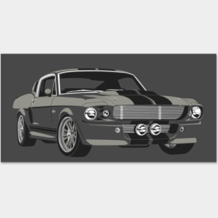 Ford Mustang GT500 Posters and Art