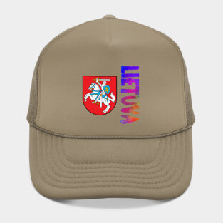 Lithuania (Lietuva in Lithuanian) Coat of Arms Design Hat