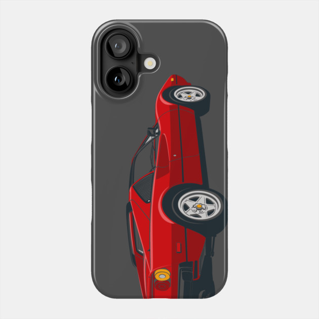 Ferrari 308 GTS Phone Case by taomotorsport