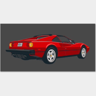 Ferrari 308 GTS Posters and Art