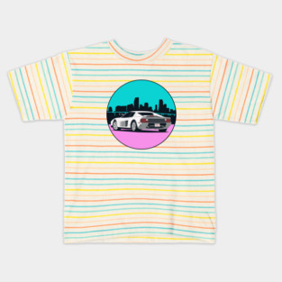 Miami Nice Ferrari Testarossa Kids T-Shirt