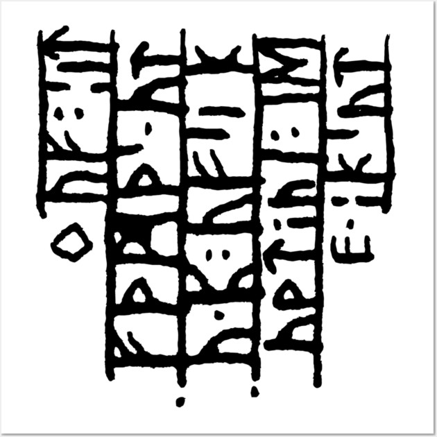 Nordic Rune Stone - Norse Futhark Scripture - Viking - Posters and Art ...