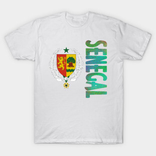 Senegal Coat of Arms Design T-Shirt