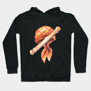 One Piece Name's Hat Bandana Watercolour Hoodie