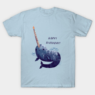 narwhal birthday T-Shirt