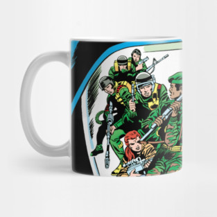 GI Joe retro comic cover Mug