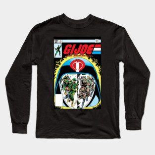 GI Joe retro comic cover Long Sleeve T-Shirt