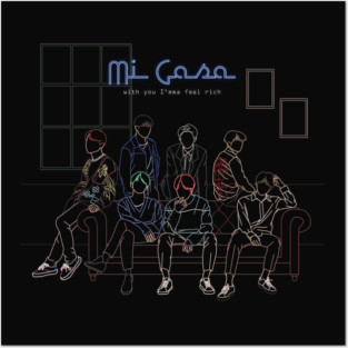 BTS HOME FANART Posters and Art