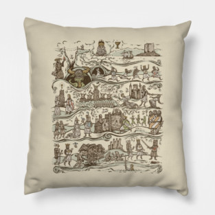 The Caerbannog Tapestry Pillow