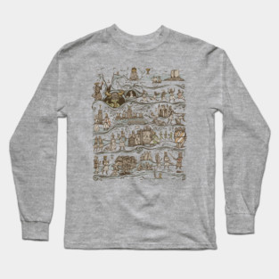 The Caerbannog Tapestry Long Sleeve T-Shirt