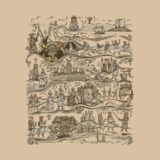 The Caerbannog Tapestry T-Shirt