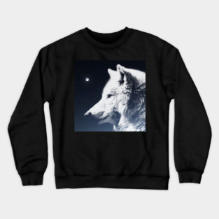 White Wolf Crewneck Sweatshirt