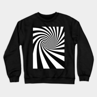 Hypno Trance Optical Illusion Crewneck Sweatshirt