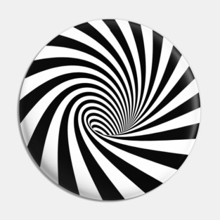 Hypno Trance Optical Illusion Pin