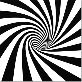 Hypno Trance Optical Illusion Posters and Art