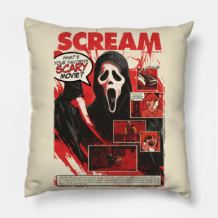 Horror Movie Comic Pillow