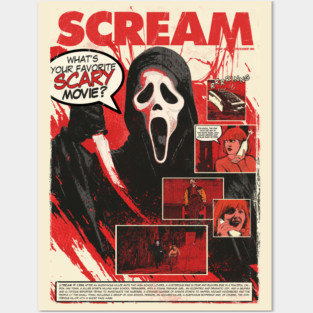 Horror Movie Comic Posters and Art