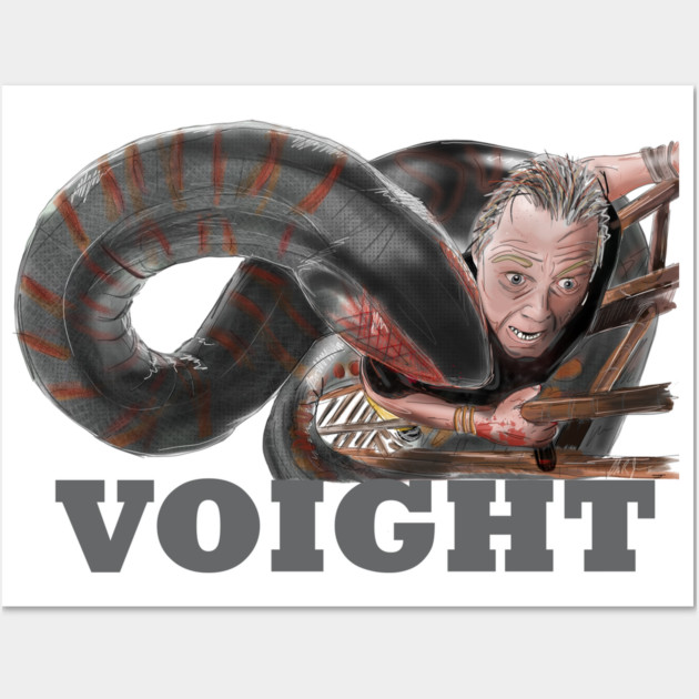 Anaconda: Paul Sarone is Jon Voight Wall Art by 51Deesigns
